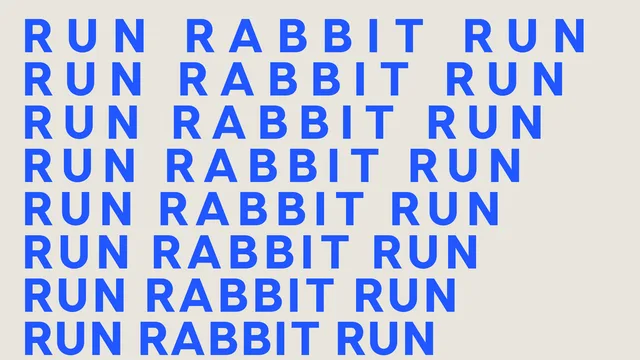 Run, Rabbit, Run! — run rabbit run